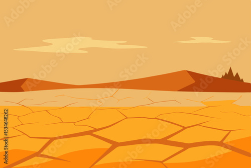 desert landscape in egypt