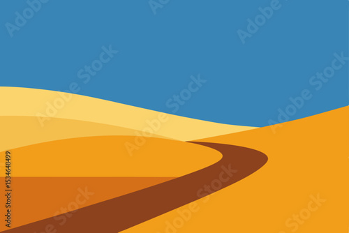 road to the desert