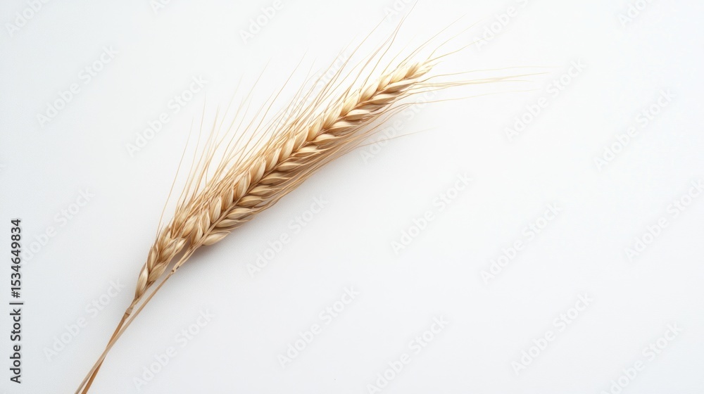 Wheat Ear on White Wheat Ear on White