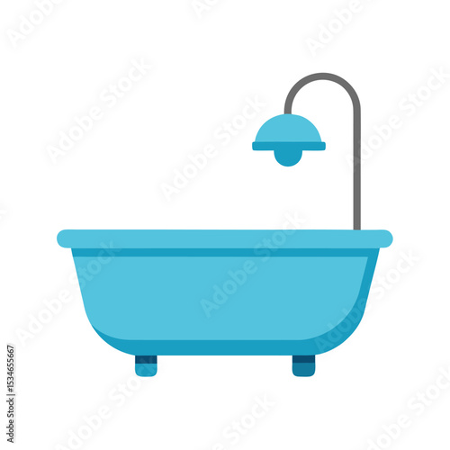 Relaxing Bathroom Design Bathtub with Overhead Light Fixture