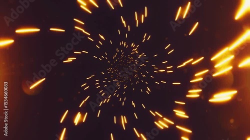 colorful fireworks in the black