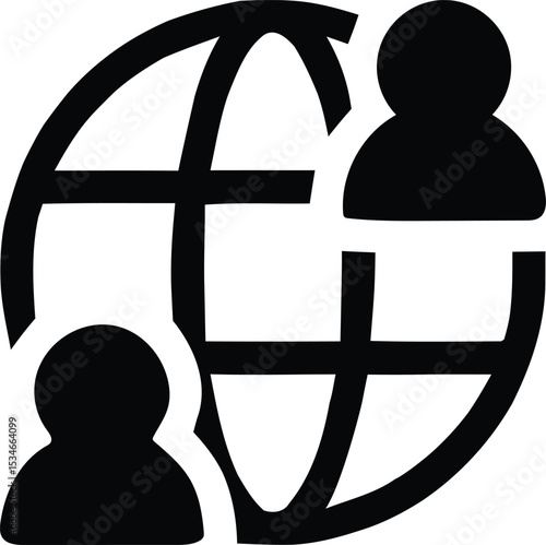 Team work set of web icons in line style. Teamwork and business cooperation icons for web and mobile app. Partnership, synergy, interaction, management, collaboration, meeting, workplace and mor
