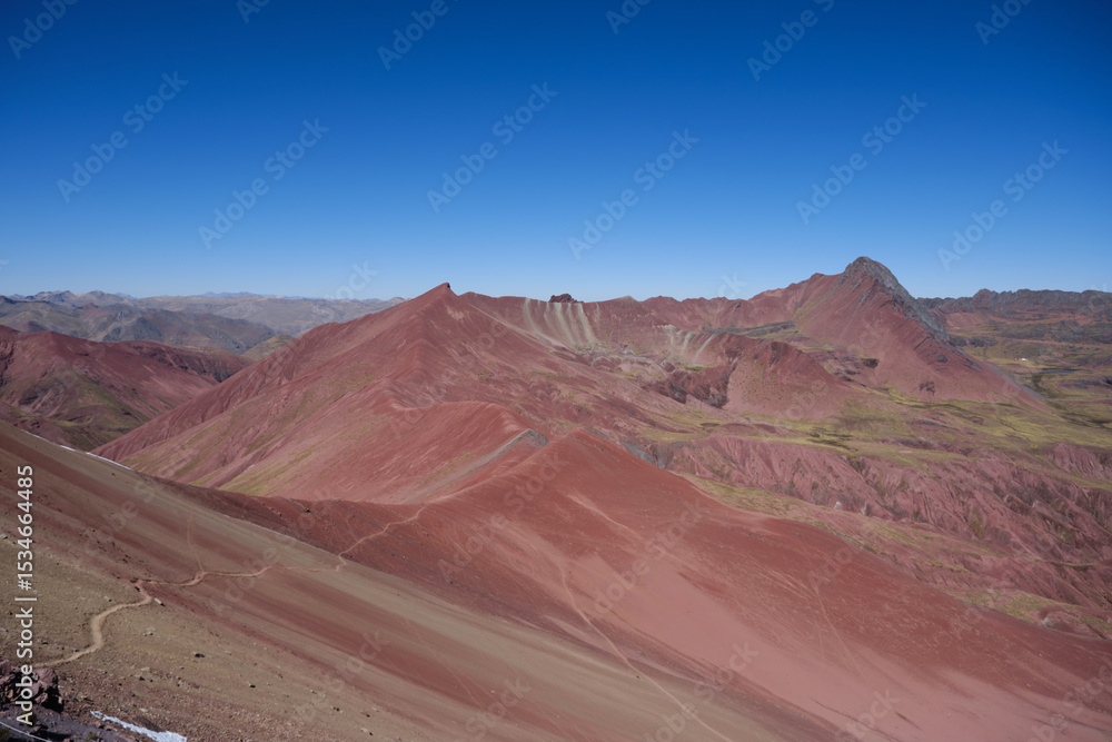 Fototapeta premium Red Valley in Peru