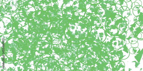 Wallpaper Mural Abstract green watercolor circles overlapping on white background creating a textured design suitable for backgrounds and artistic compositions. Torontodigital.ca