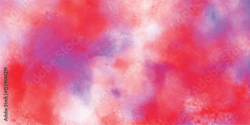 Vibrant abstract watercolor background in red pink and purple tones expressing creativity and artistic expression ideal for design projects
