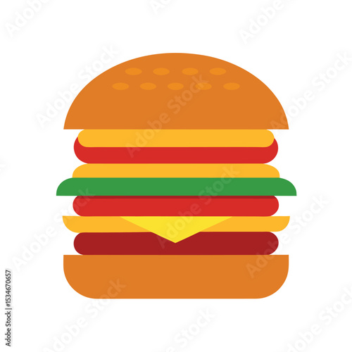 Juicy Delicious Burger Layers of Flavor,  A Culinary Delight