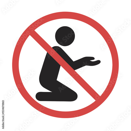 Prohibited Solicitation Icon