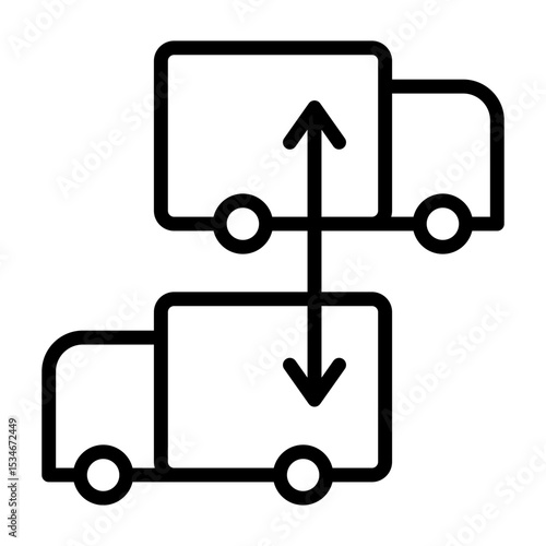 Cross Docking Icon