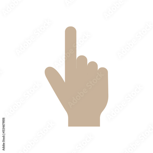 hand icon with index finger