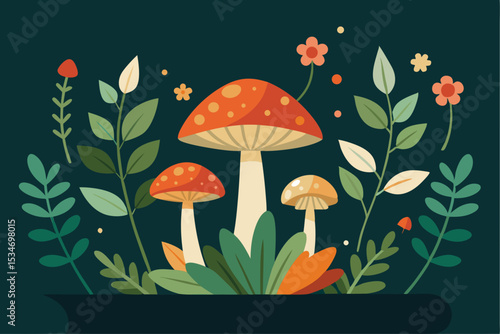 vector illustration of flowers
