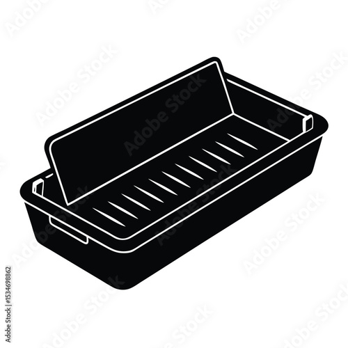 dentist element isolated sterilization tray on white background