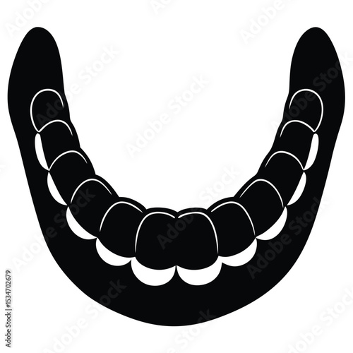 dentist element isolated clear aligner on white background