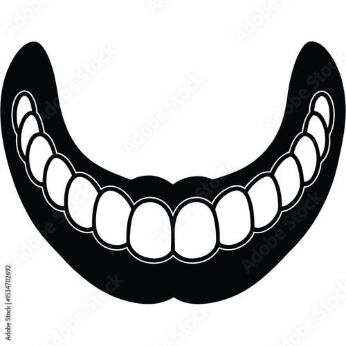 dentist element isolated clear aligner on white background