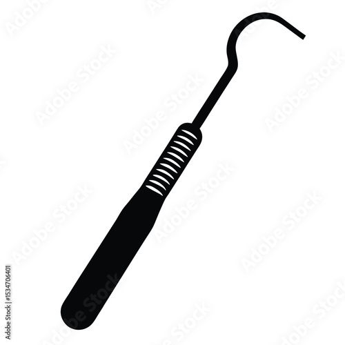 dentist element isolated scaler tool on white background