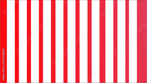 Red and White Vertical Stripes Background Texture Seamless Pattern Design