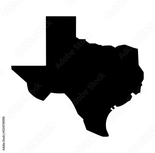 Cartoon Map Texas Silhouette Icon Digital Source 