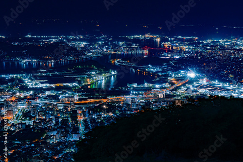 新日本三大夜景　皿倉山