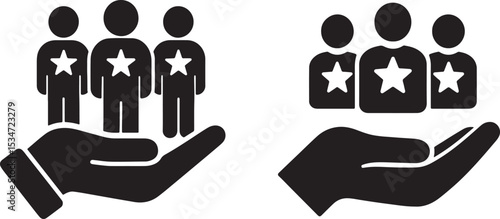 Customer Care, Client Support, and User Experience Icon.