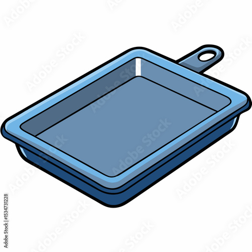 baking tray vector illustration isolated on white, kitchen utensil, suitable for icon, graphic element, and others