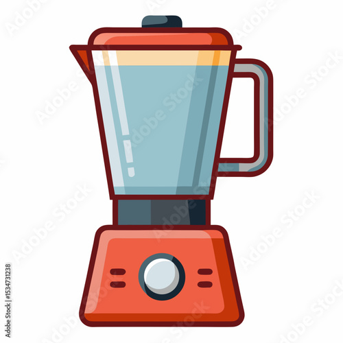 blender vector illustration isolated on white, kitchen utensil, suitable for icon, graphic element, and others