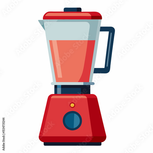 blender vector illustration isolated on white, kitchen utensil, suitable for icon, graphic element, and others