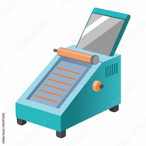 mandolin slicer colorful vector illustration