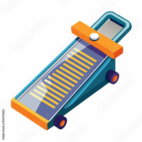 mandolin slicer colorful vector illustration