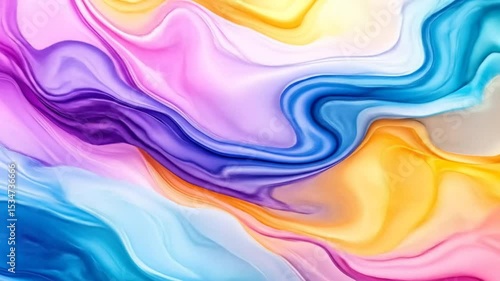 Wallpaper Mural Abstract Colorful Liquid Marbled Design Torontodigital.ca