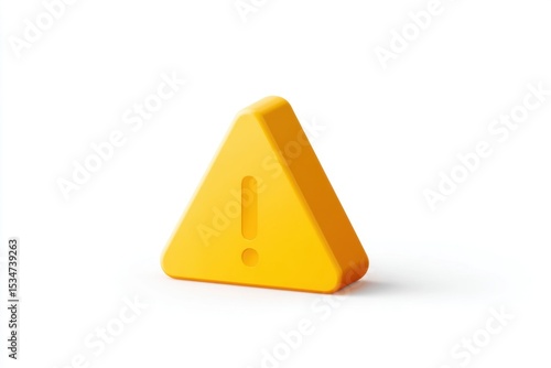 Free Download Yellow triangle caution sign on white background - GFXLoad