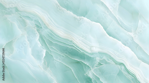 Wallpaper Mural Abstract Aqua Green Marble Texture with Soft Fluid Patterns Torontodigital.ca