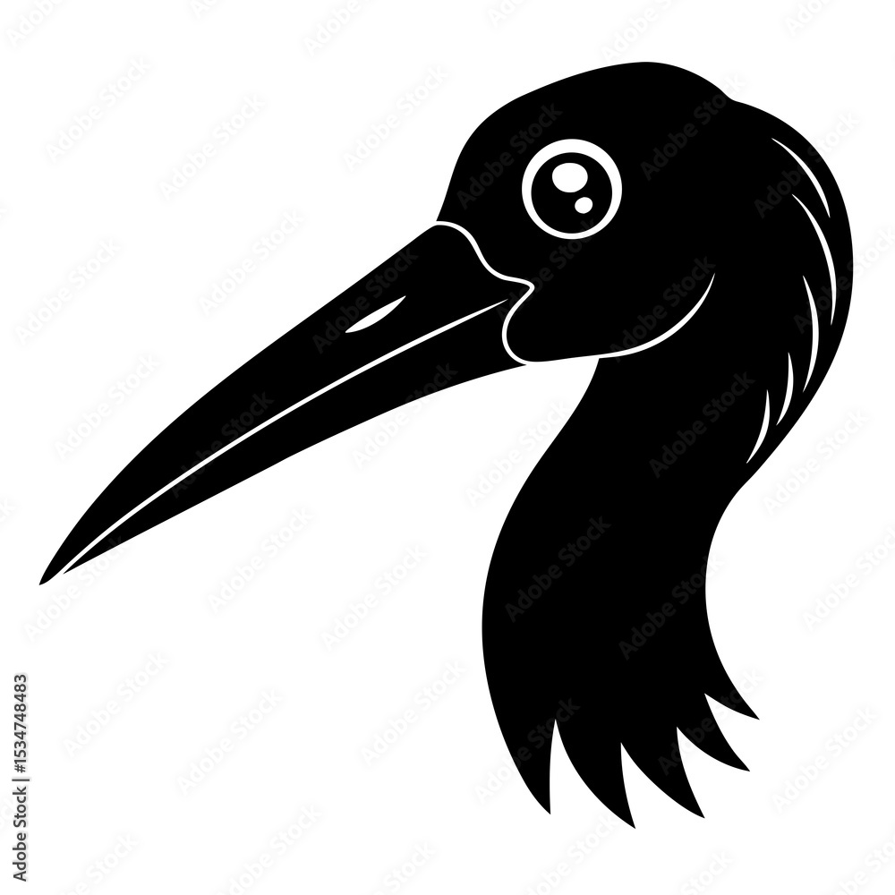 Fototapeta premium vector illustration of a bird