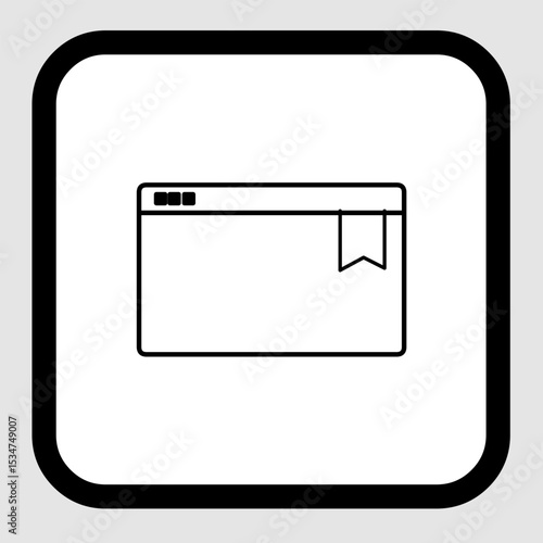 Free Download Bookmark icon, smart icon for ux ui, new modern, editable for project, vector illustration file, popular icon isolated. - GFXLoad