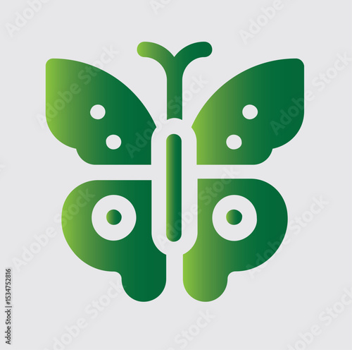 BUTTERFLY icons and logos about nature and its surroundings
