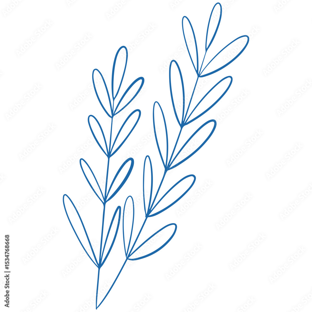 Fototapeta premium vector illustration of an abstract leaf