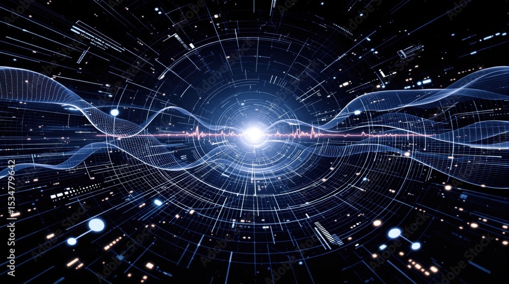 Abstract Data Stream with Light Abstract Data Stream with Light