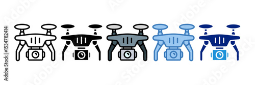 Drone Icon Element For Design