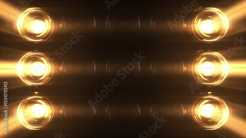 Lights Flashing Wall Showtec VJ Stage Floodlight 4K Blinder Blinking Lights Flash Club Flashlights Disco Lights Matrix Beam Lights Bulb Halogen Headlamp Lamp Nightclub Turn Off On Loop