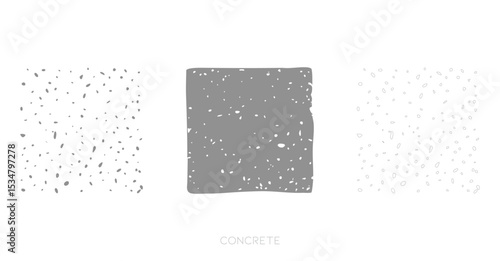 Concrete Elements Vector Illustration