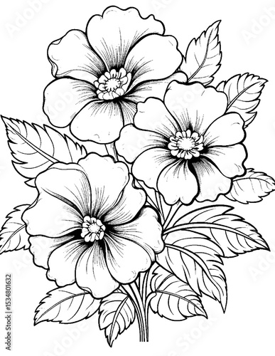 Black and white color pages