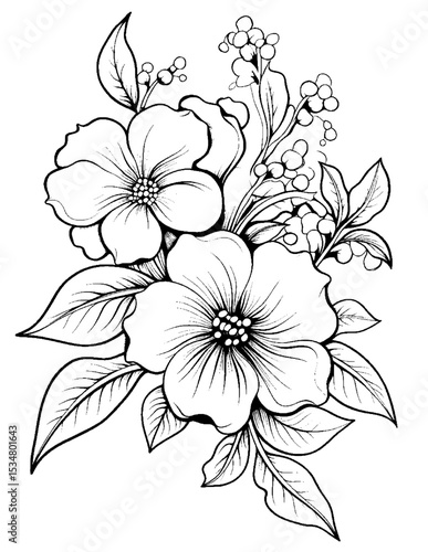 Black and white color pages
