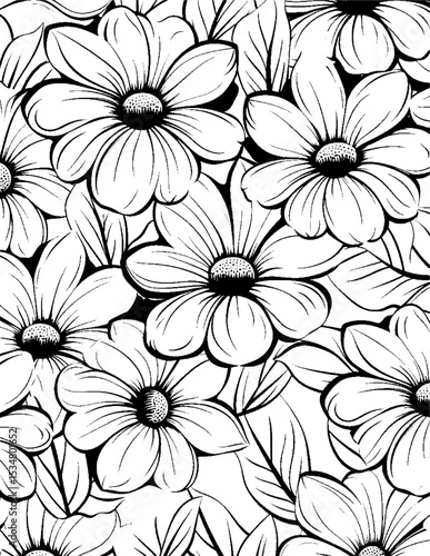 Black and white color pages
