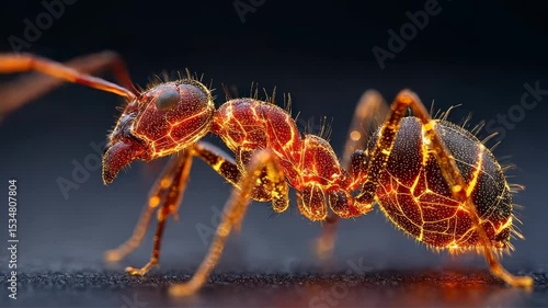 Wallpaper Mural Fire ant macro photography Torontodigital.ca