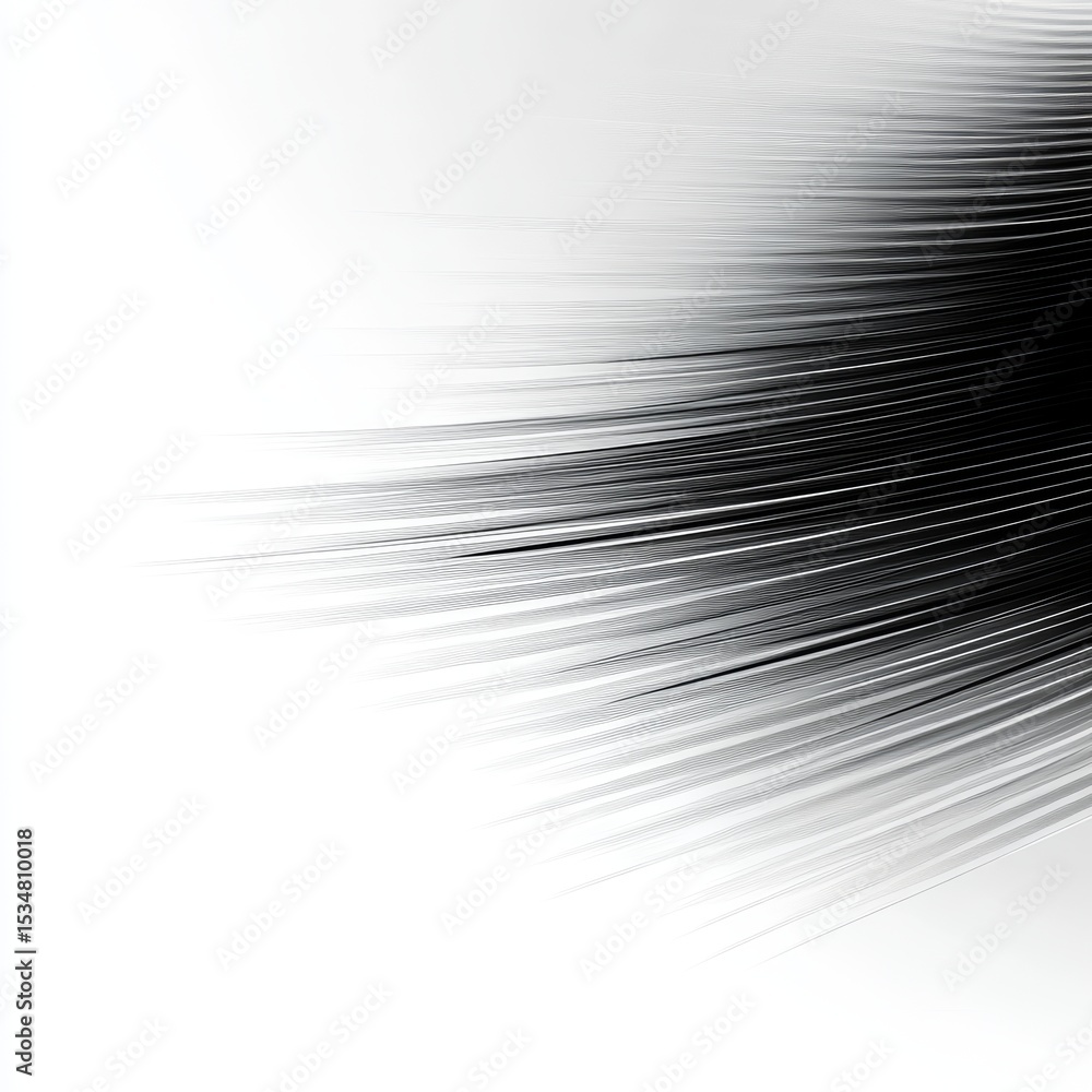 Obraz premium Abstract Diagonal Gradient with Black and White Stripes