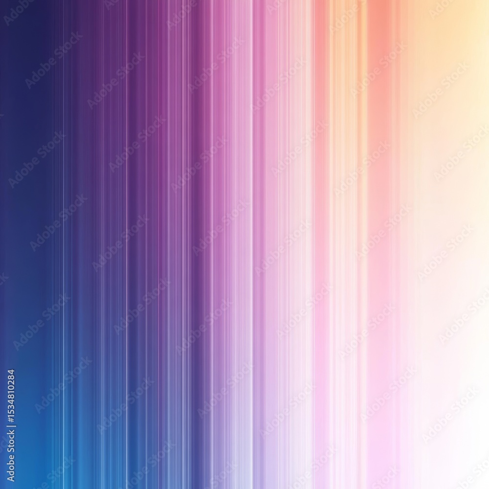 Fototapeta premium Vertical Gradient Stripes Transitioning from Blue to Orange