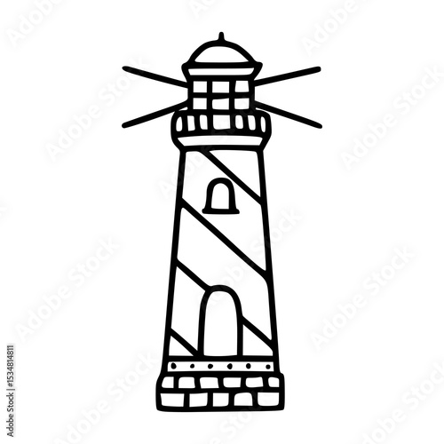 illustration of lighthouse