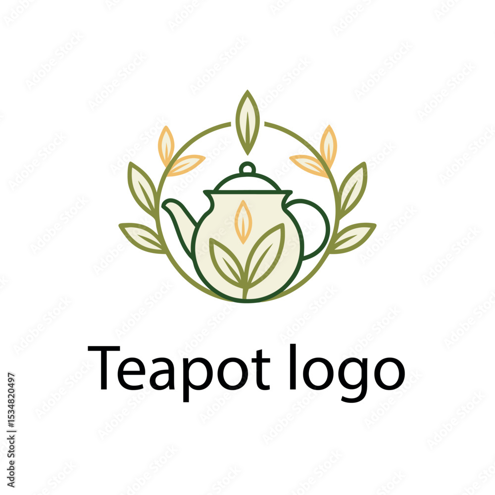 Fototapeta premium Teapot logo