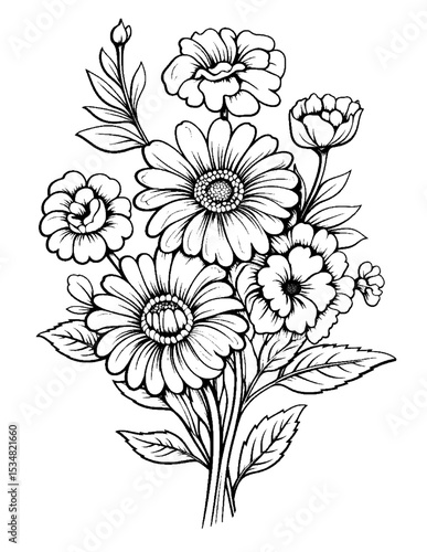 Black and white color pages for kids