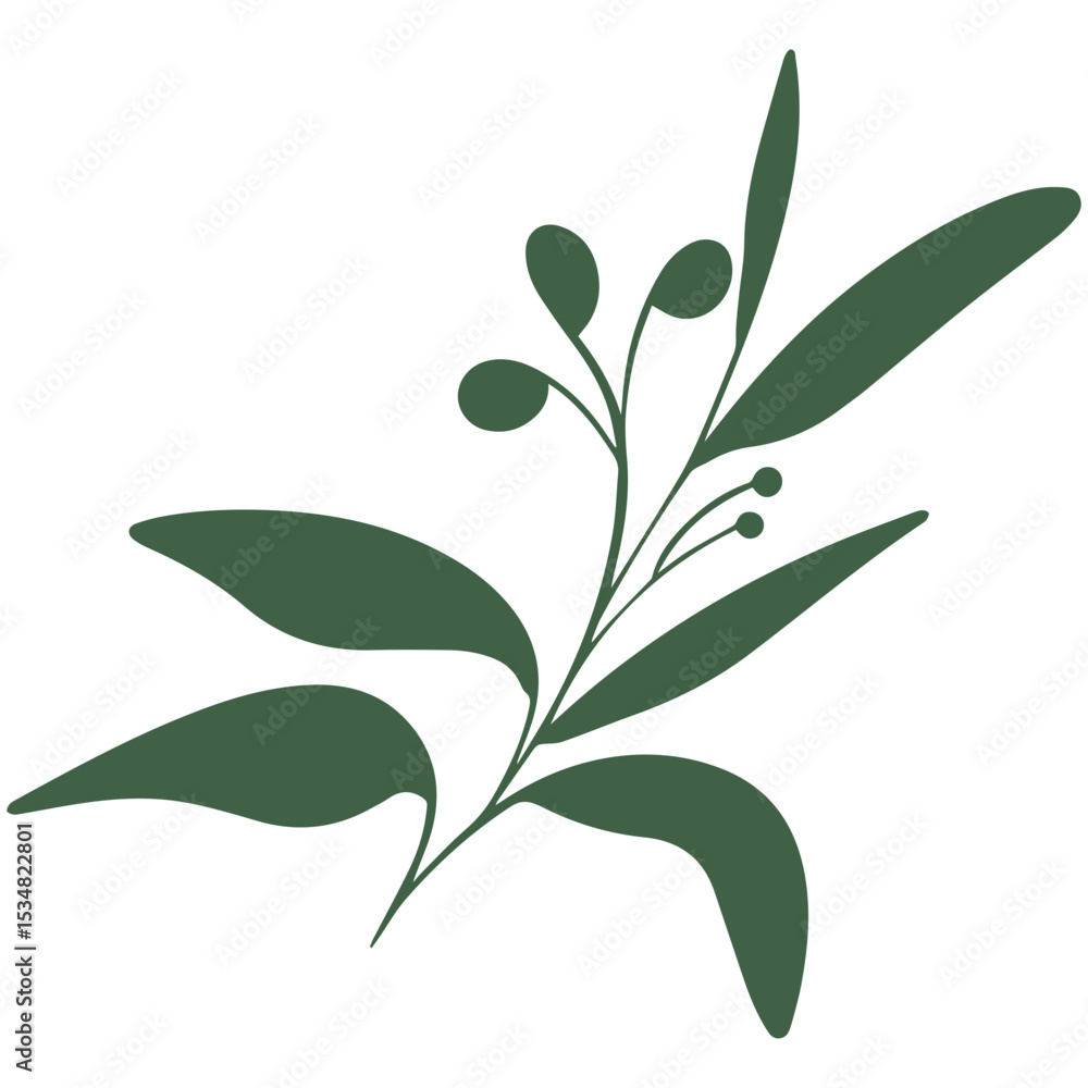 Naklejka premium vector illustration of an abstract flower