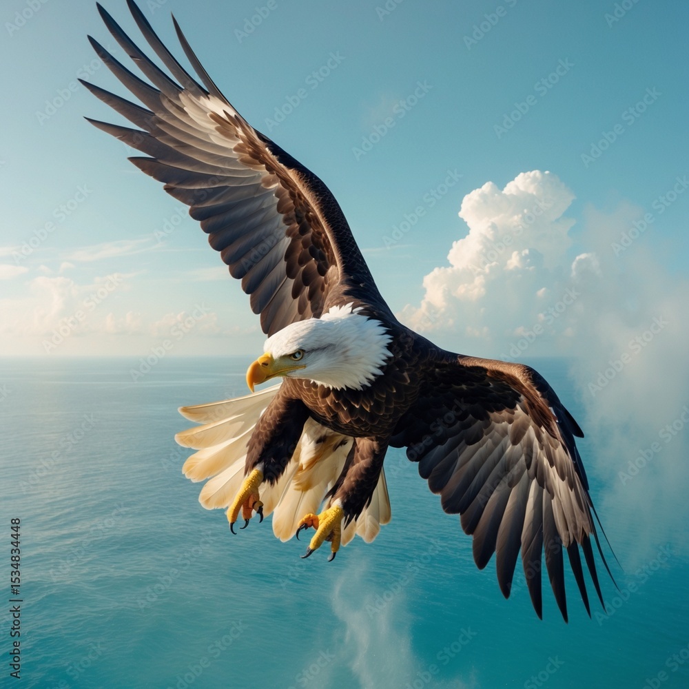 Fototapeta premium american bald eagle