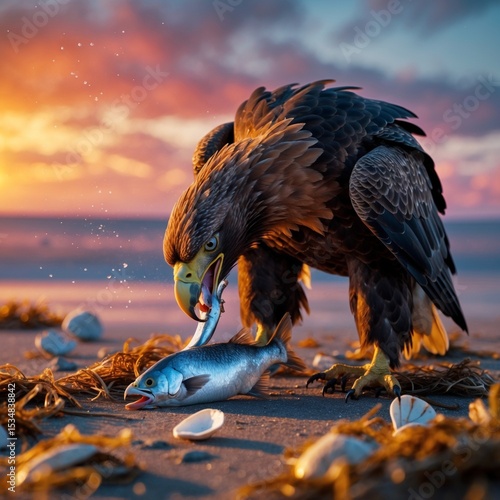 eagle in flight